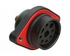 Black DIP Connector with thermoplastic housing and various terminal types engineered for in harsh temperature conditions