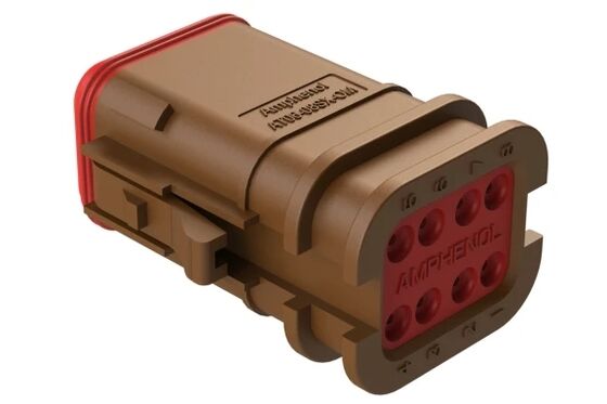 Amphenol AT06-08SD-OMBRN Conector de cable femenino Componente electrónico premium para el ensamblaje de cables de circuito integrado de PCB para automóviles