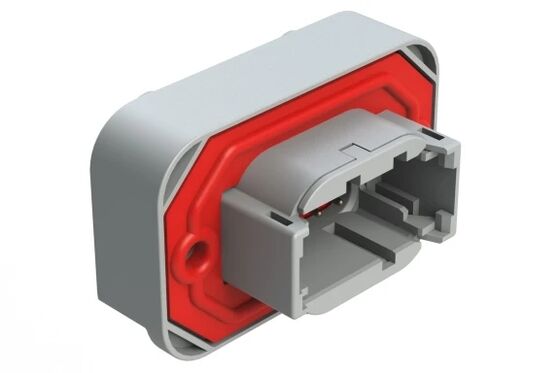 Conector de montaje de placa rectangular original ATM15-08PA-BM04 Amfenol Tipo masculino con protección de ingreso IP67 estable para placas de circuito automotriz