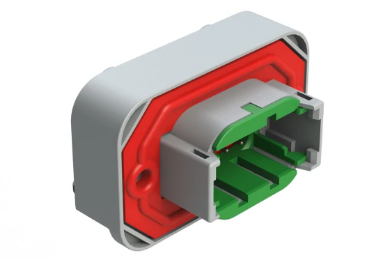 Conector rectangular original de pin masculino ATM13-08PC-BM04 Componente electrónico de anfenol para transmisión de señal de circuito integrado automotriz estable