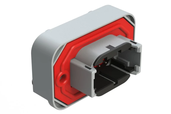 ATM13-08PB-BM04 Conector de montaje en placa rectangular auténtico con pines macho estándar Piezas originales originales para conexión de circuito integrado de vehículos